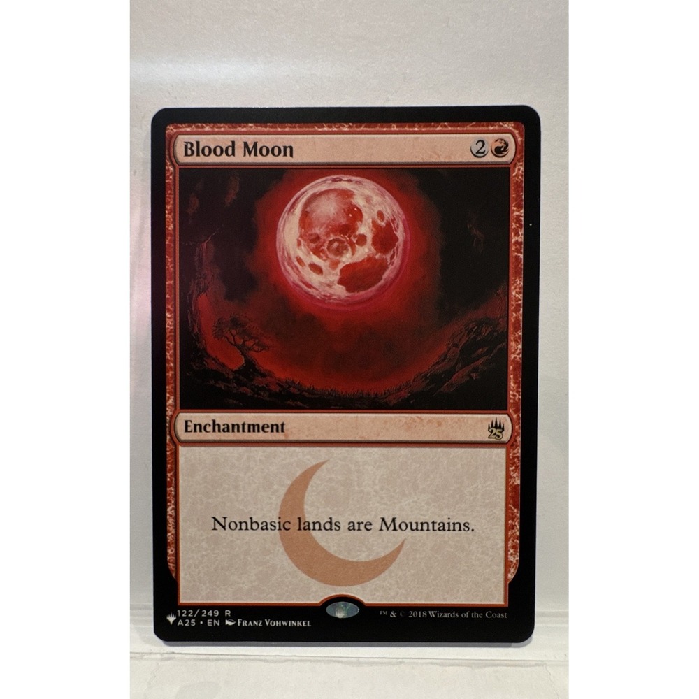 Magic The Gathering Blood Moon The List Reprint Rare Red MTG Card
